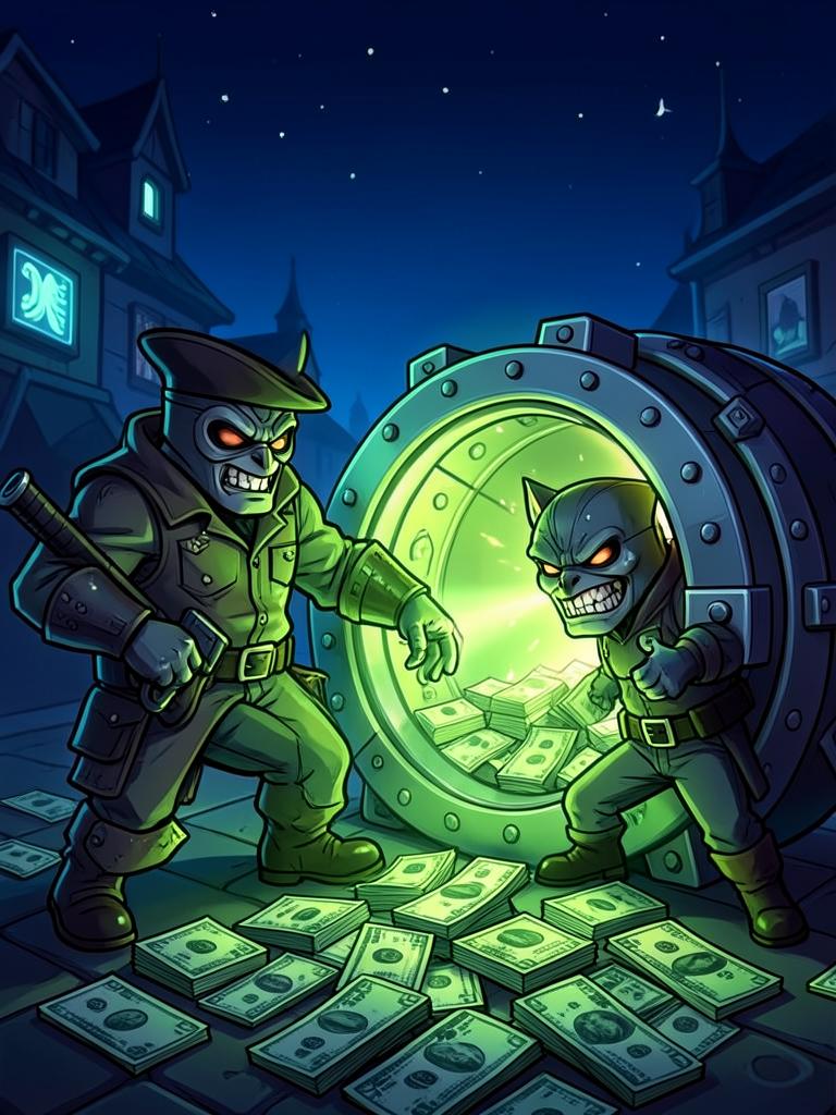 Cash Bandits 3 gokkast van Realtime Gaming