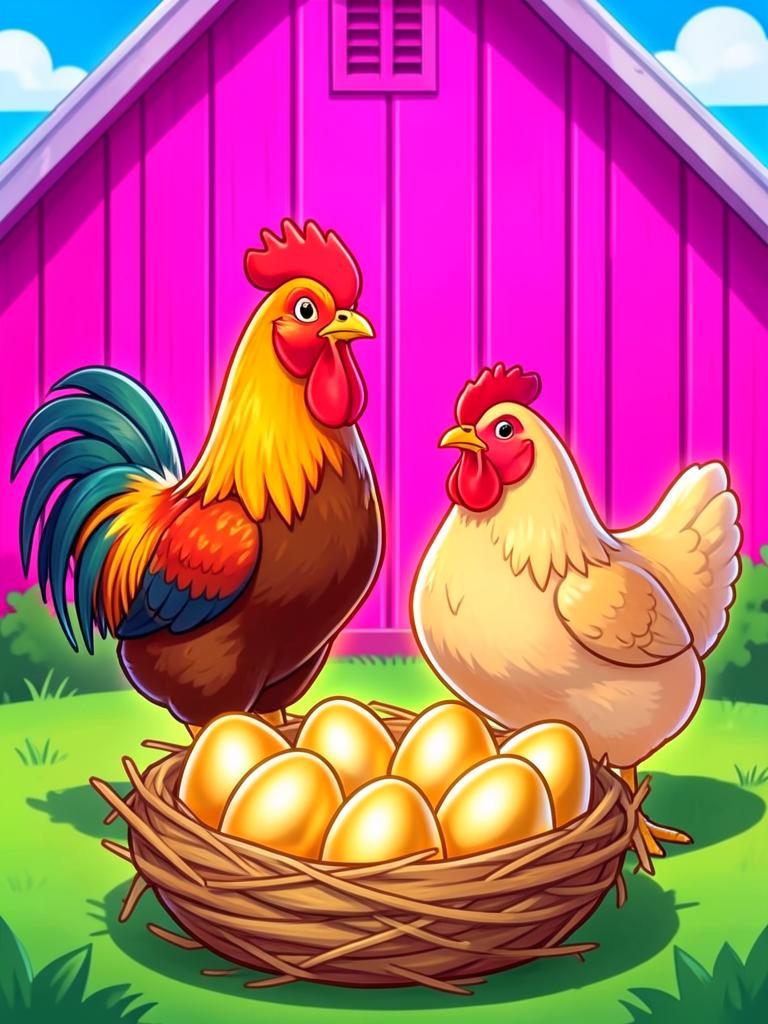 Hen House gokkast van Realtime Gaming